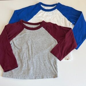 Gap| Kids Raglan Sleeve Shirts, 3T